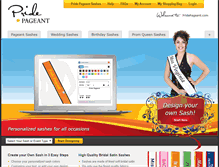 Tablet Screenshot of pridepageant.com